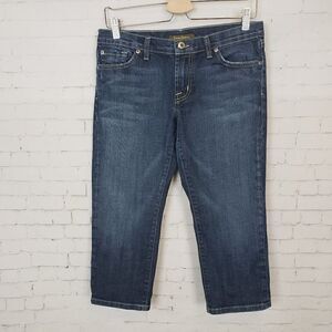 David Kahn Cropped Jeans Size 28 Dark Wash